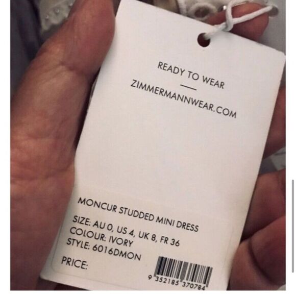 NWT zimmermann Moncur stud dress - Picture 7 of 10
